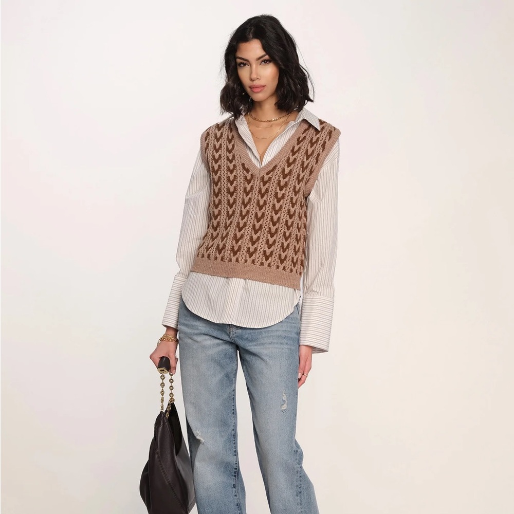 HEARTLOOM Phoenix Vest Tan XS